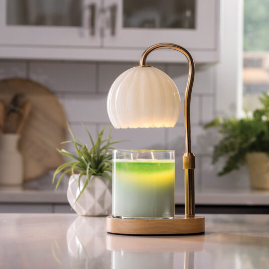 Milk Glass Candle Warmer
