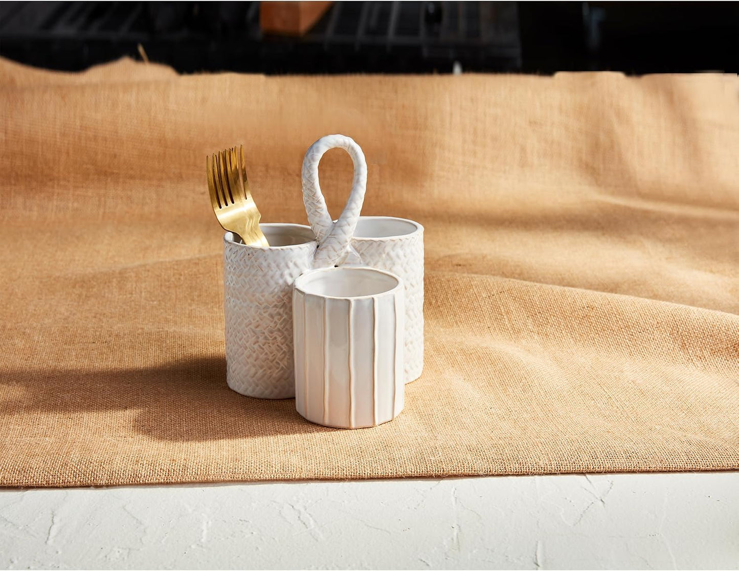 Textured Utensil Holder