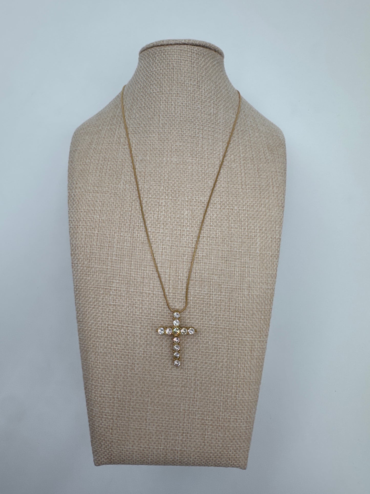 XL Diamond Cross Necklace