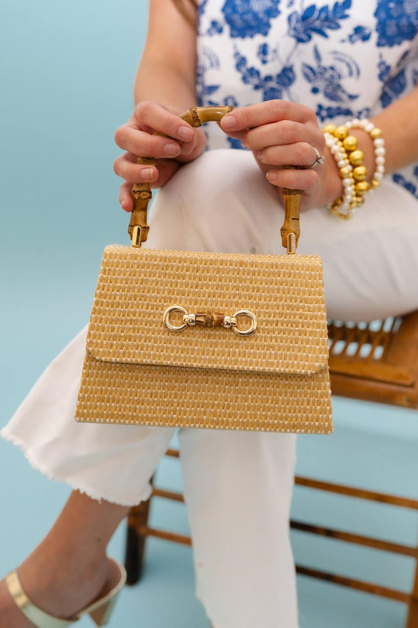 Lulu Bag With Bamboo Handle