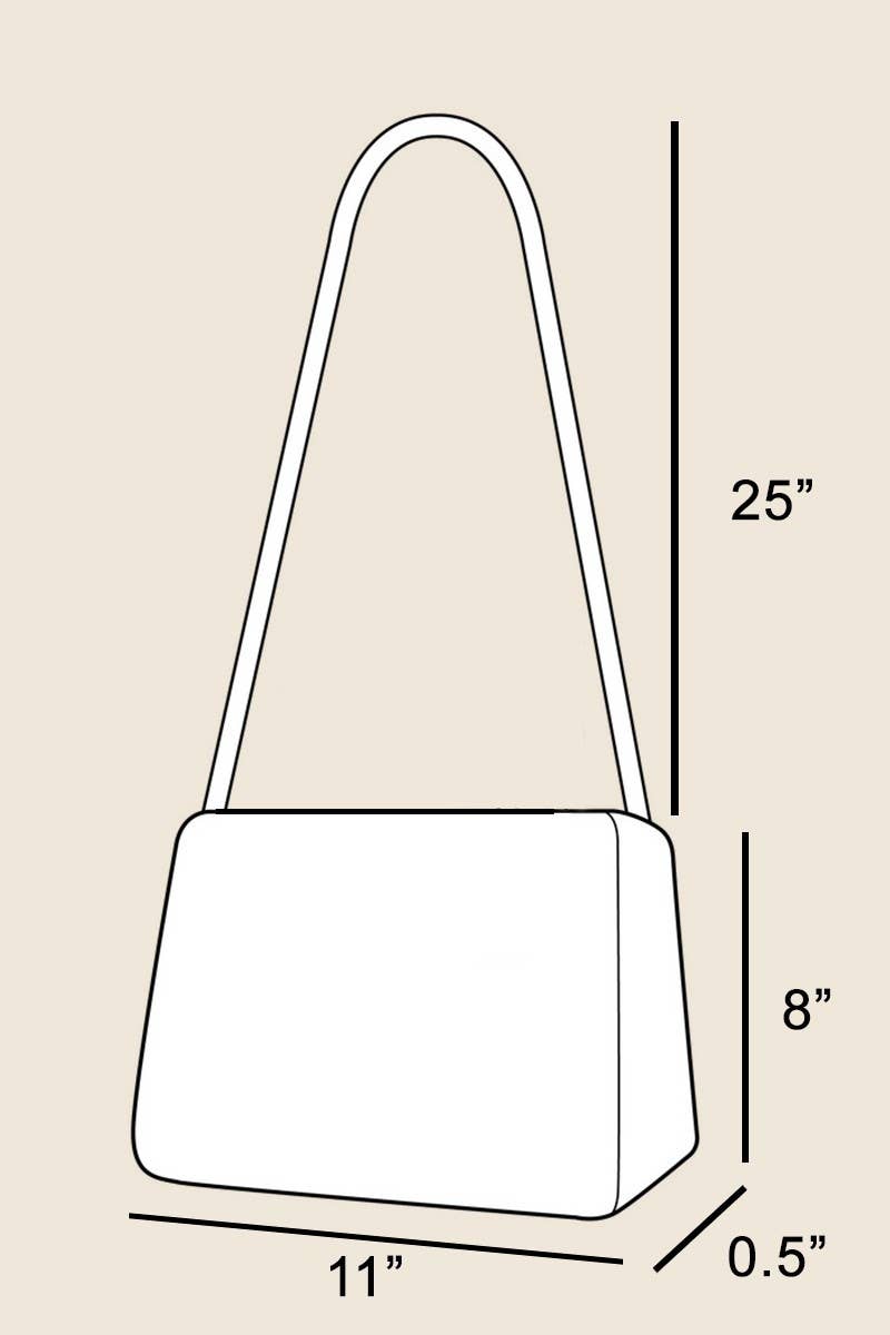 Layered Paper Braided Envelope Clutch Bag