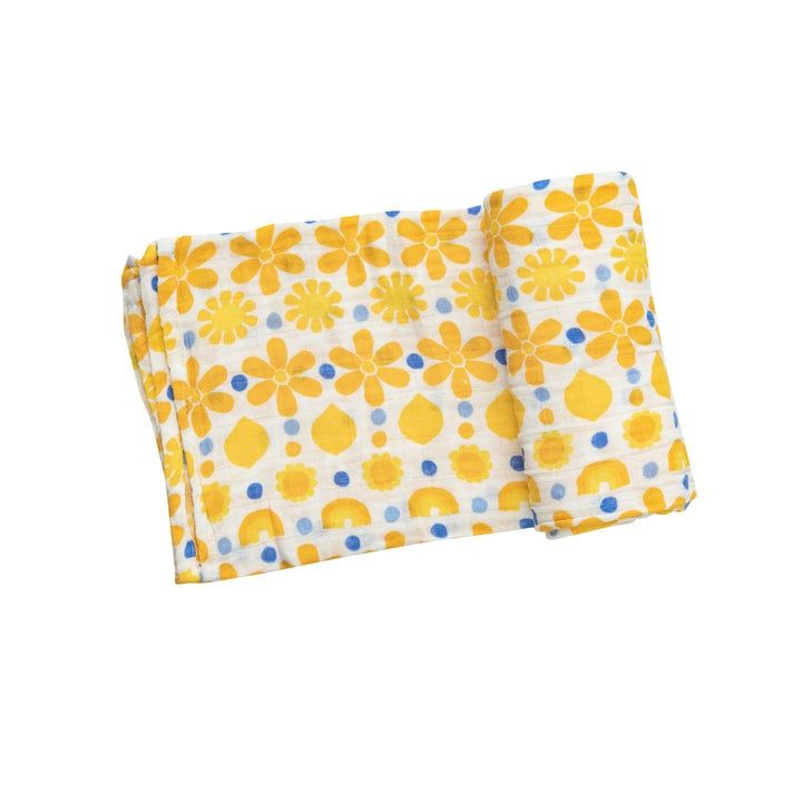 Sunny Lemon Geo Swaddle