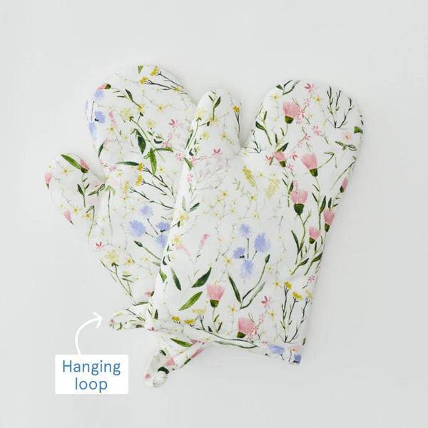Oven Mitt Wildflower