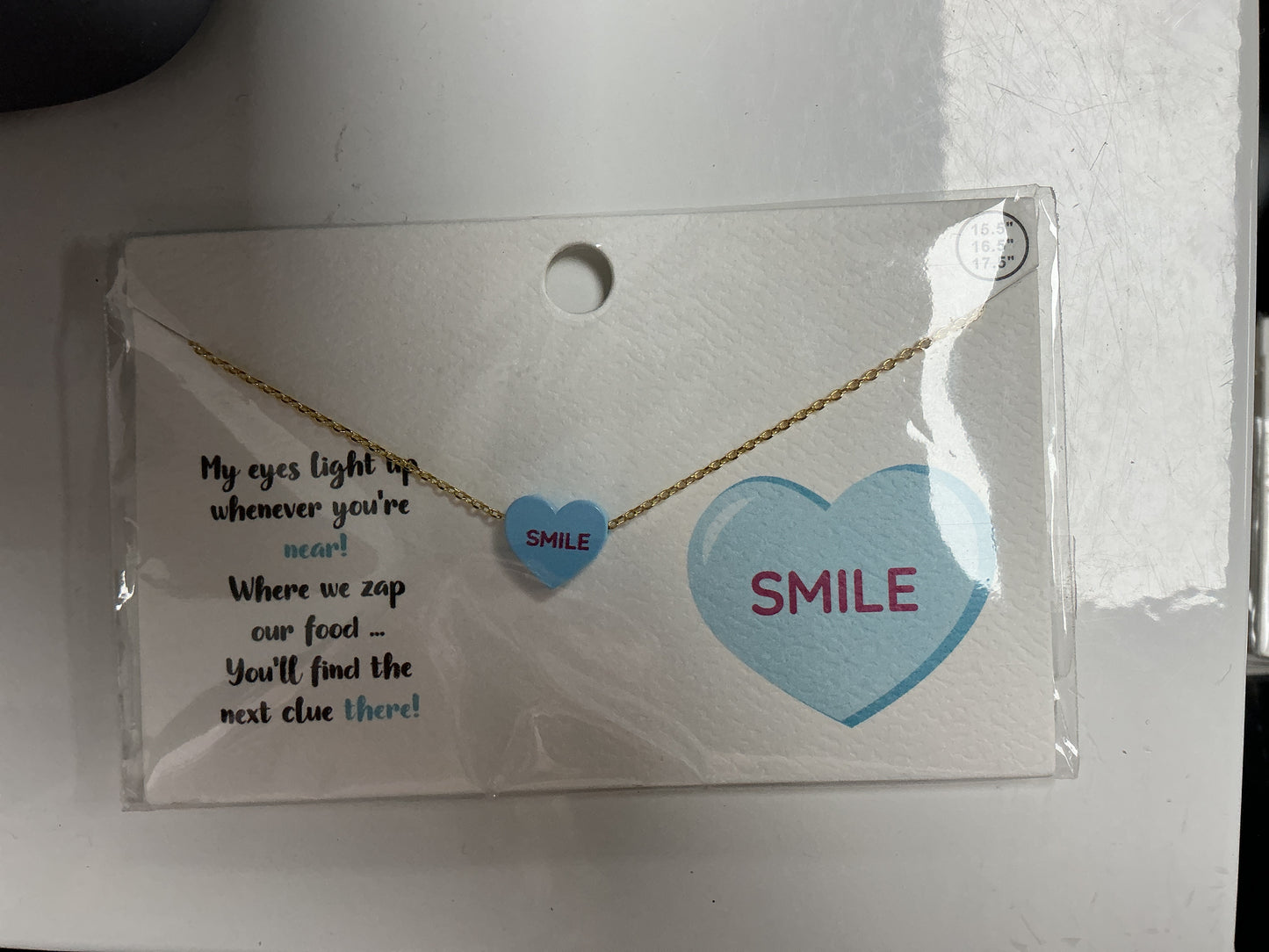 Conversation Heart Necklace