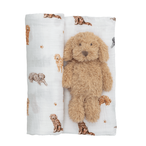 Swaddle & Rattle Set