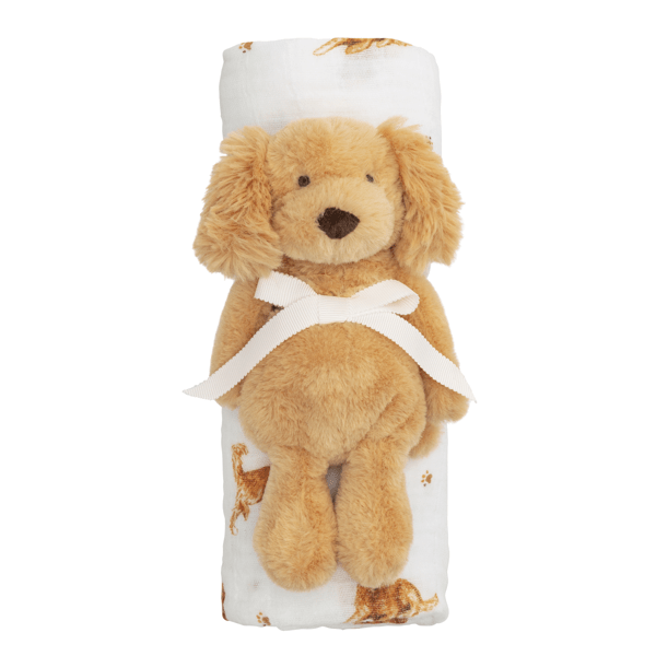 Swaddle & Rattle Set