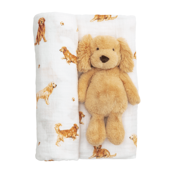 Swaddle & Rattle Set