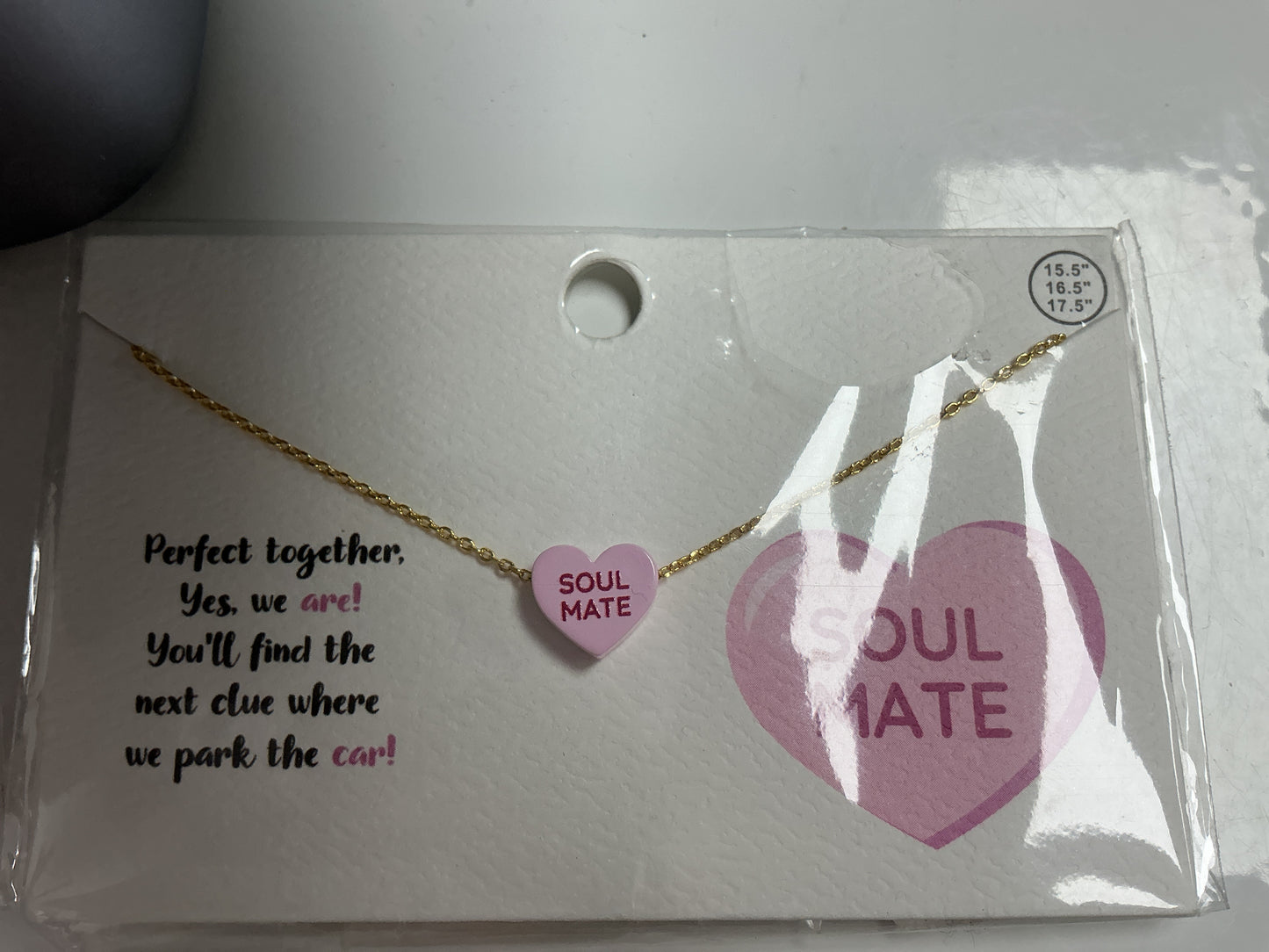 Conversation Heart Necklace