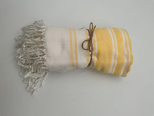 Turkish Beach Towel Yellow