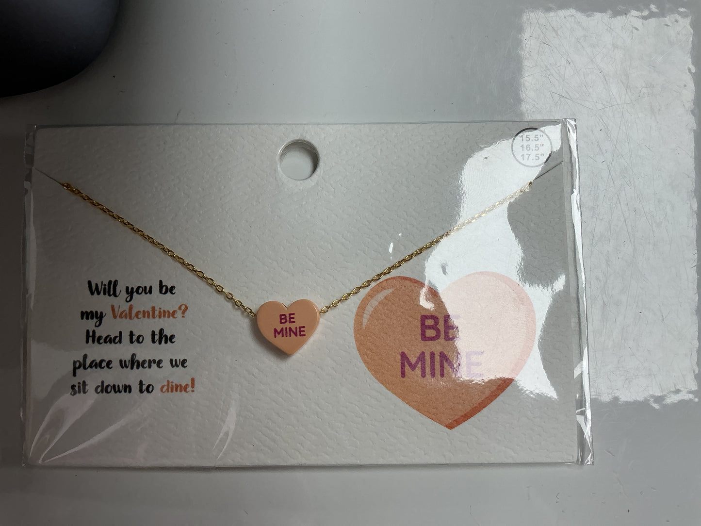 Conversation Heart Necklace