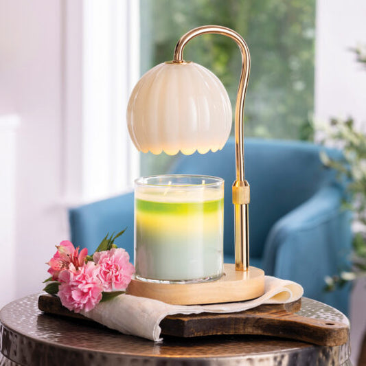 Milk Glass Candle Warmer