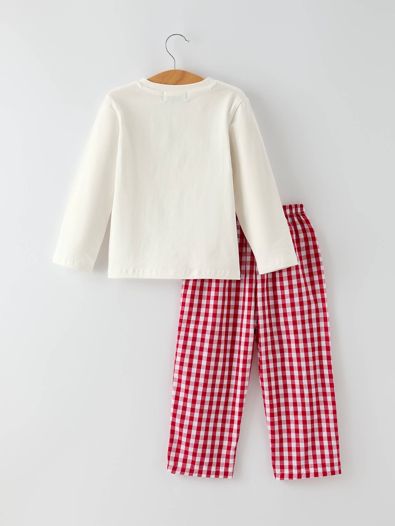 Christmas Tree Smocked Pants Set