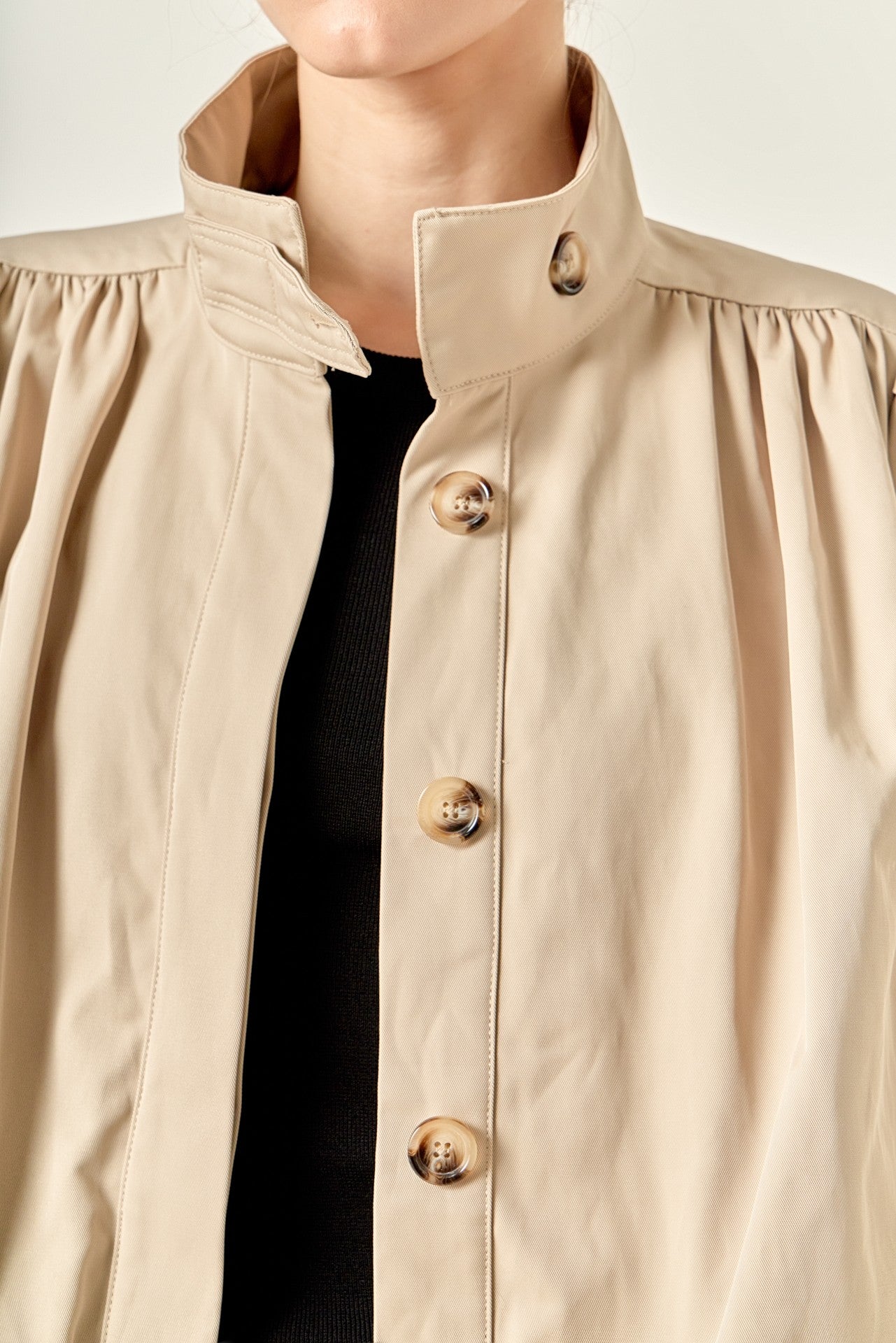 Trudy Cropped Bubble Trench