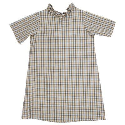 Pecan Plaid A-line Dress