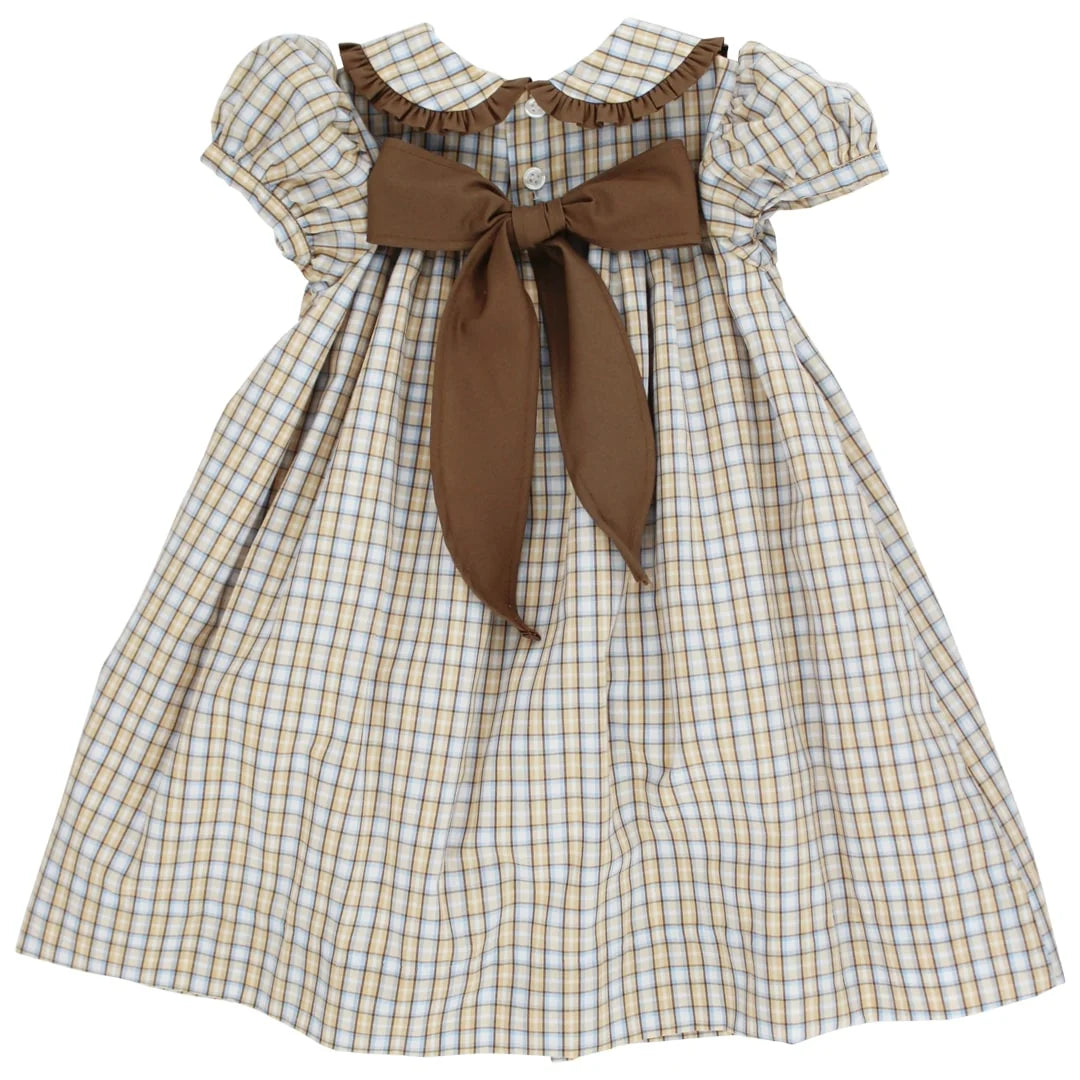 Pecan Plaid Float Dress
