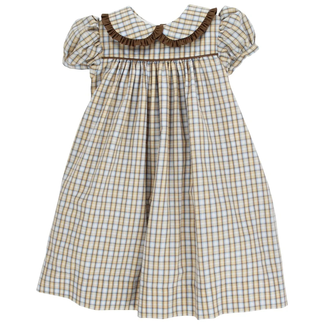 Pecan Plaid Float Dress