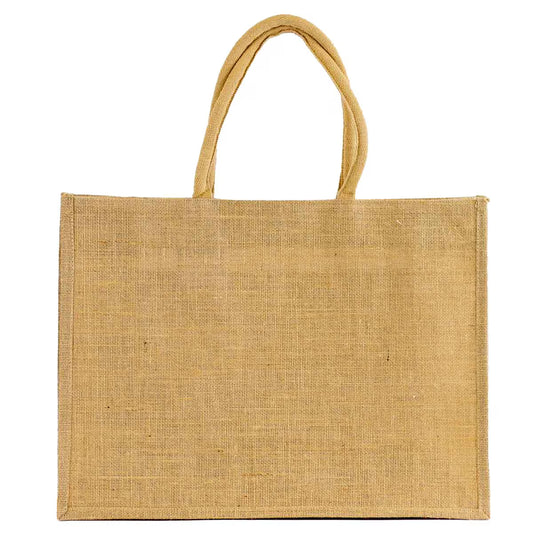 Jute Pocket Tote Natural