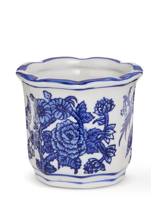 4" Mini Blue and White Pots