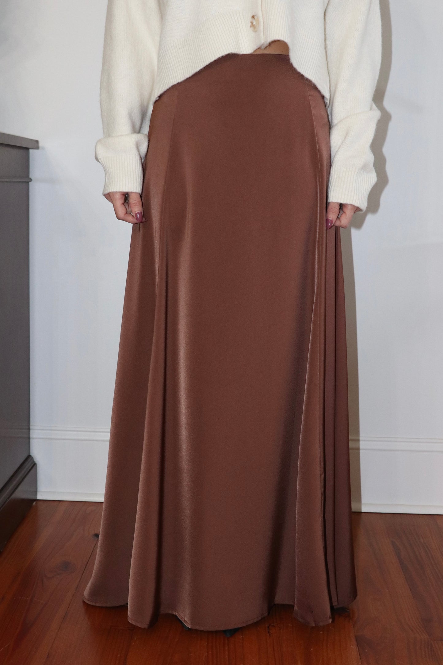 Makenzie Satin Skirt