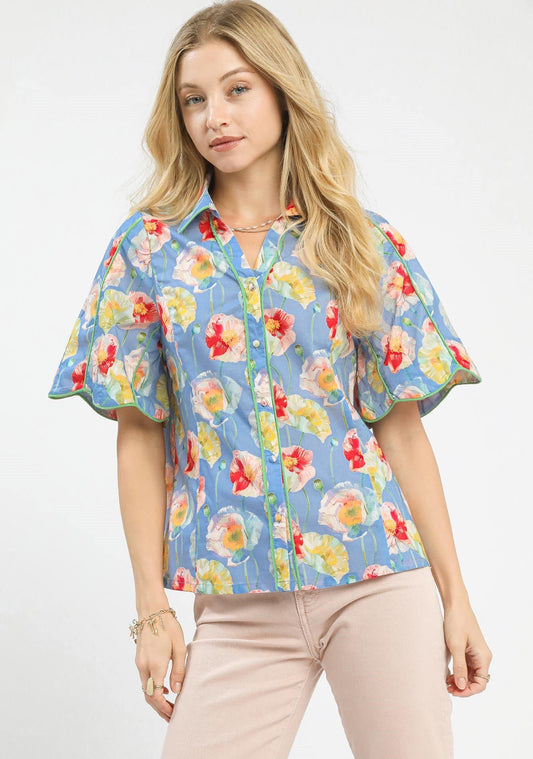 The Lila Garden Top