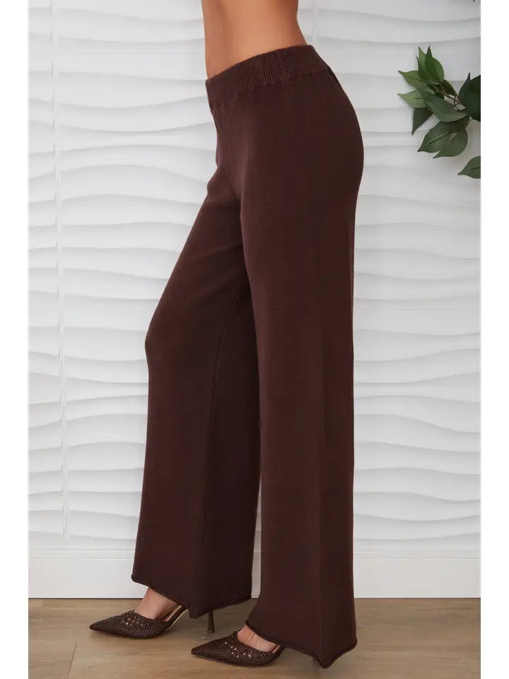 Chocolate Knit Pant
