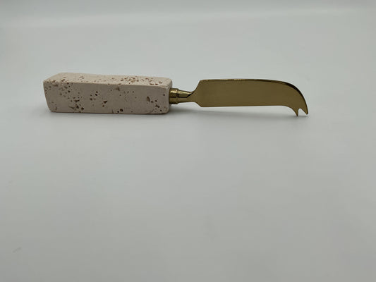 Travertine Pronged Knife