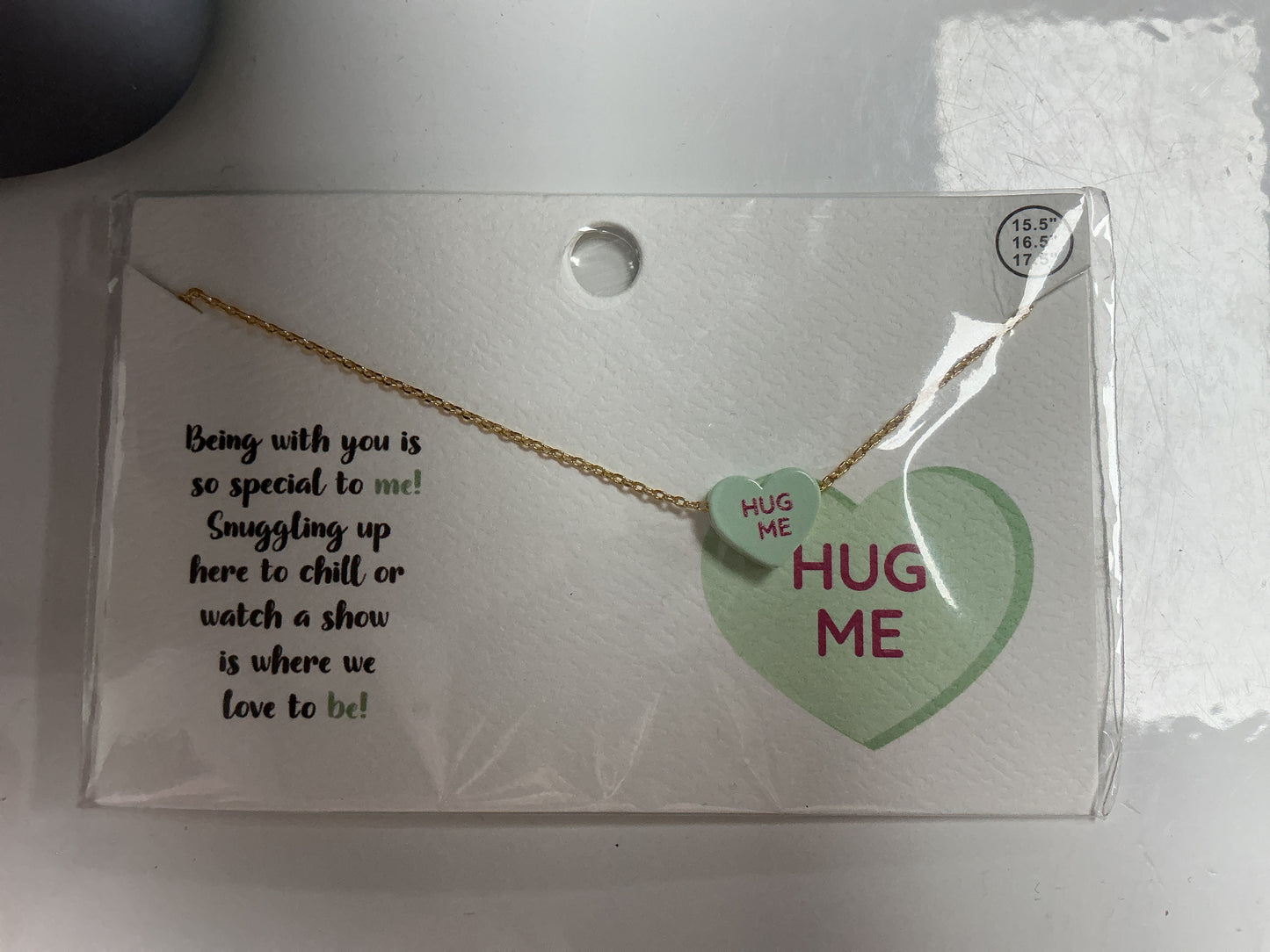 Conversation Heart Necklace
