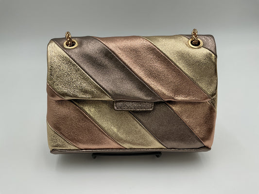 BC Mix Leather Purse-Bronze Combo