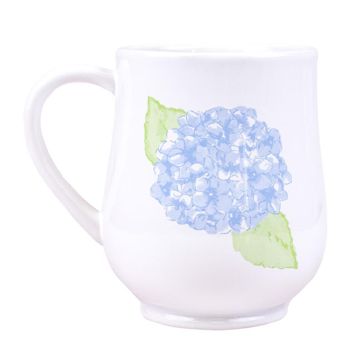 Hydrangea Mug White/multi