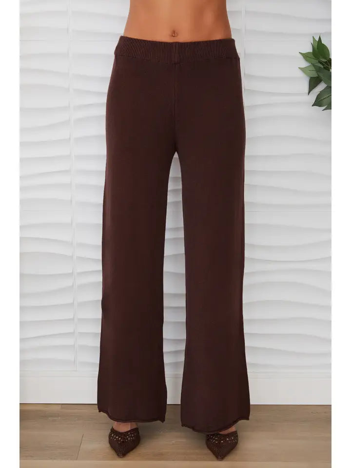 Chocolate Knit Pant