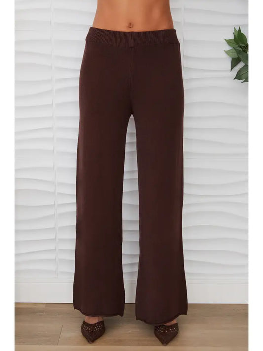 Chocolate Knit Pant