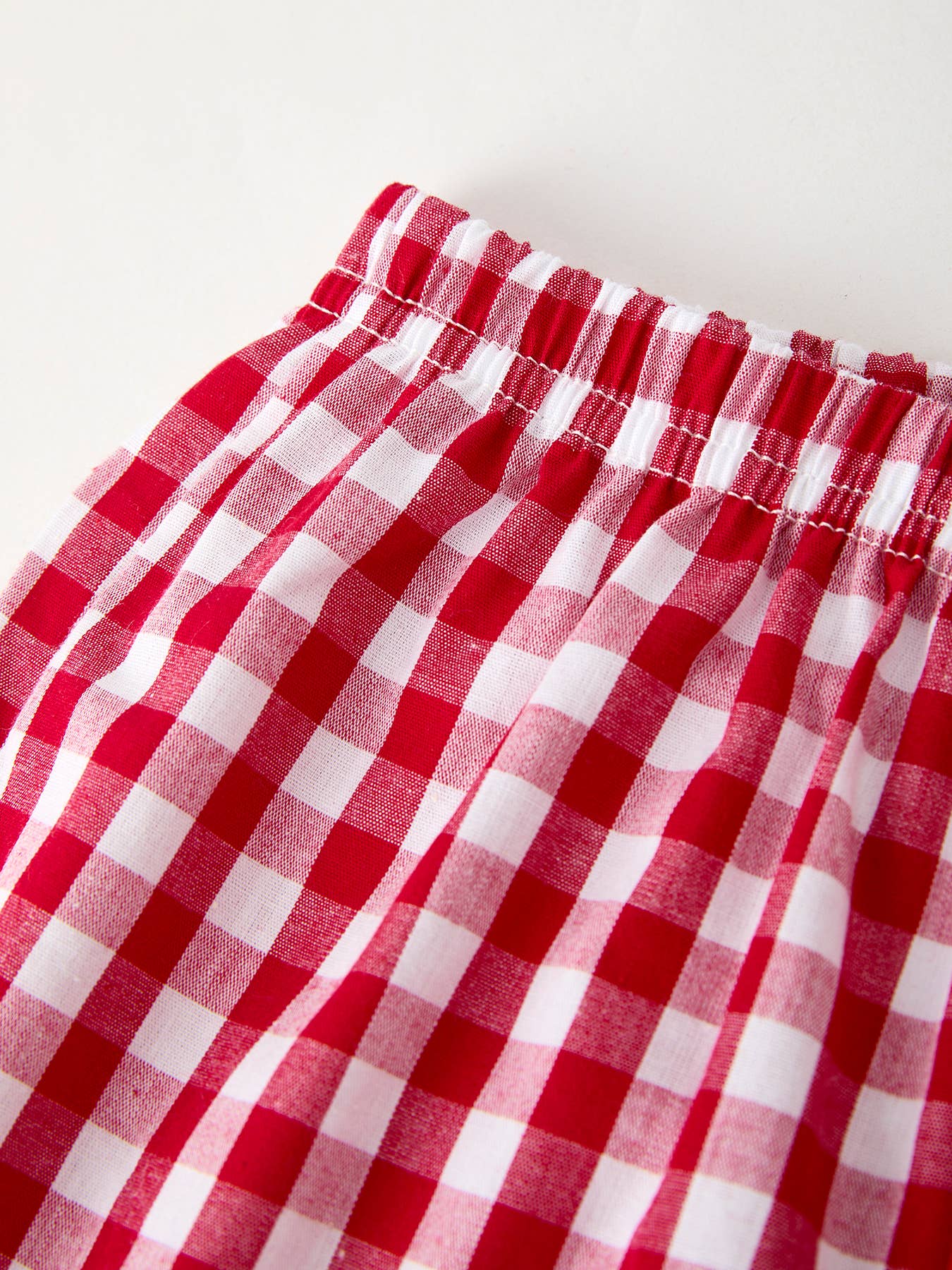 Christmas Tree Smocked Pants Set