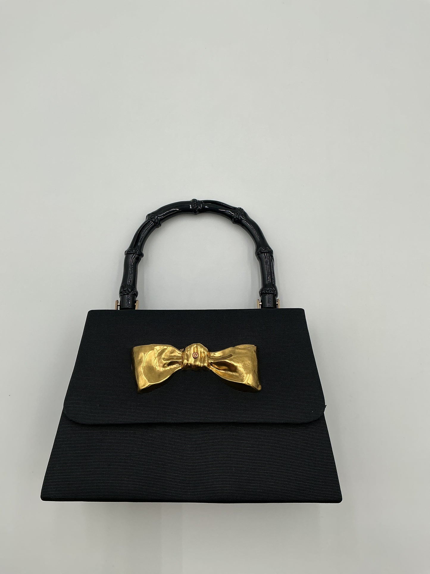 Lulu - Black Faille With Bow