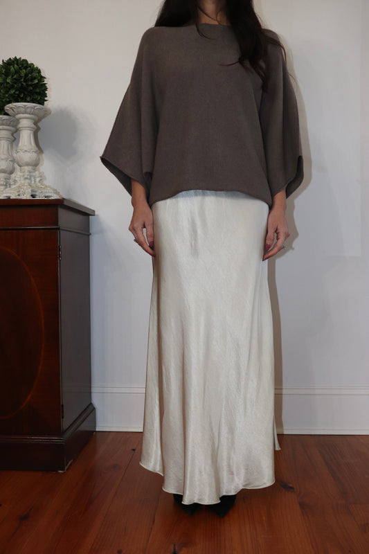 Beige Slip Skirt