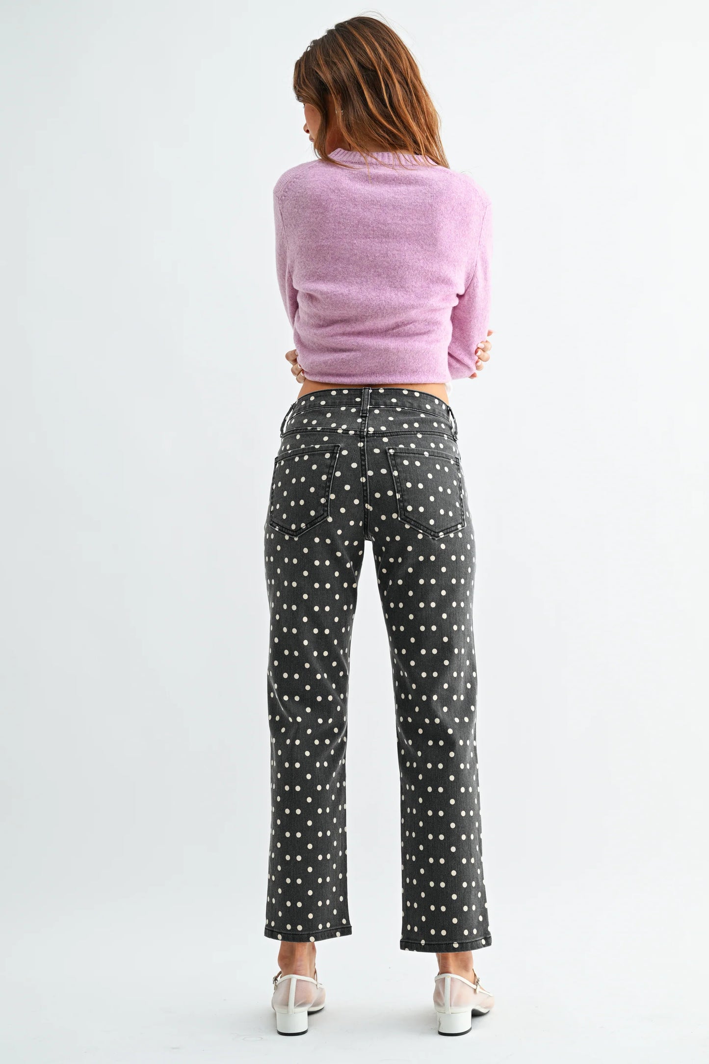 Veronica Vintage Straight Polka Dot