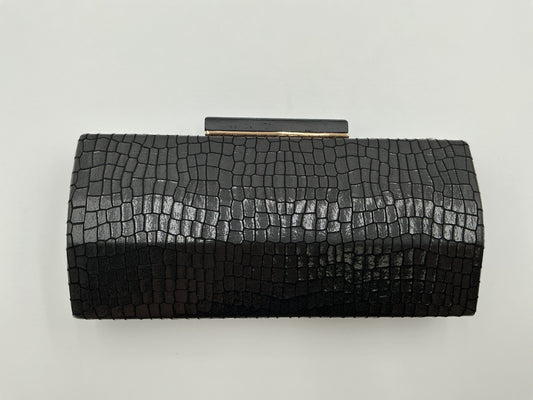 Black Crocodile Clutch