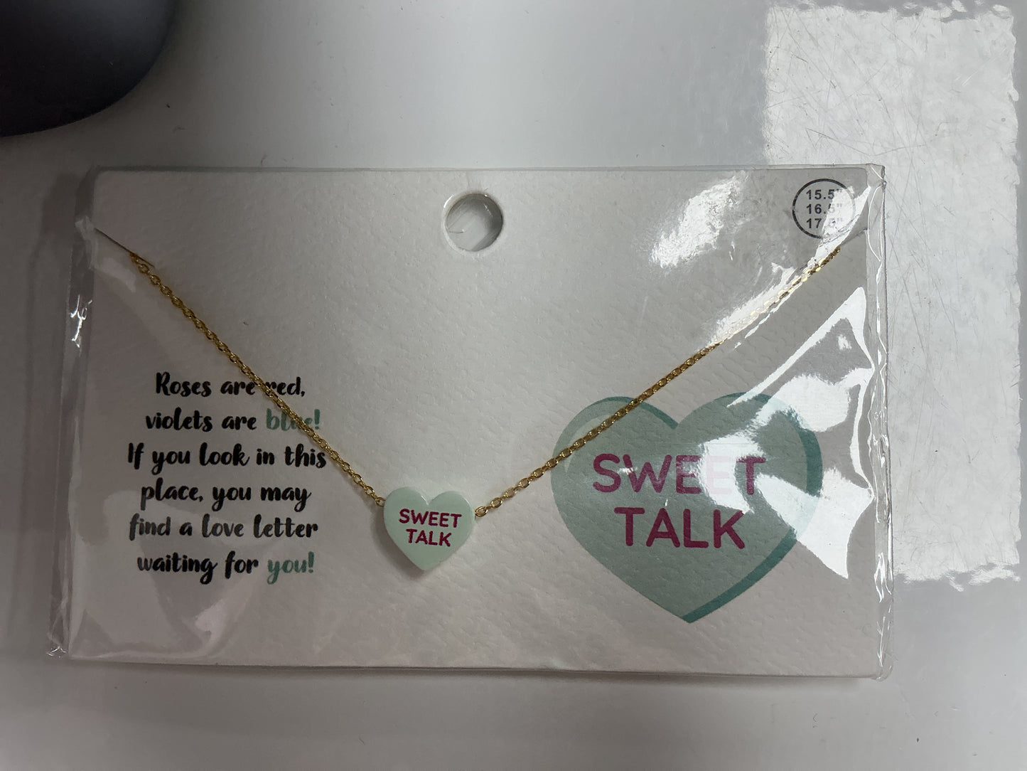 Conversation Heart Necklace