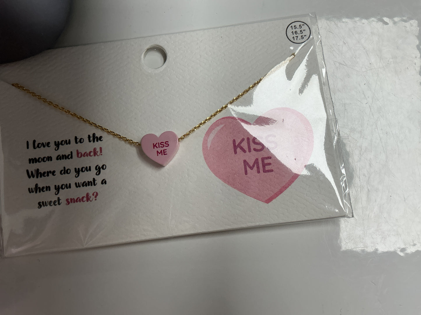 Conversation Heart Necklace