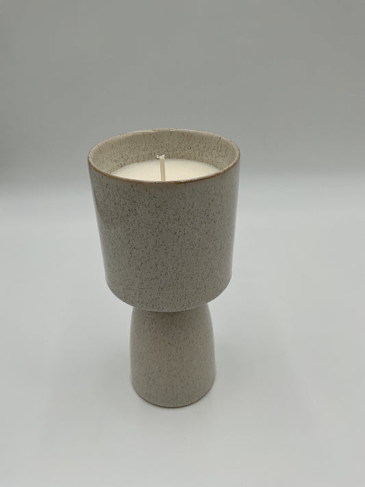 Signature Footed Candle-Small Rosemary sage