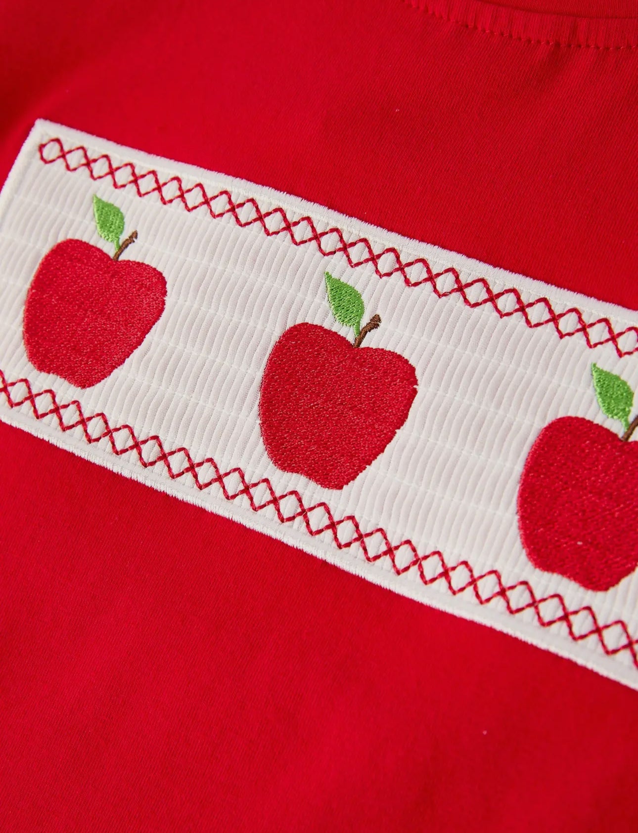 Back to School Apple Short Set