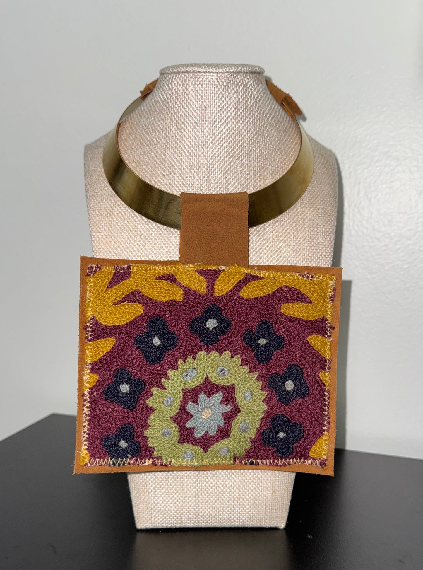 Kilim Pendant Necklace
