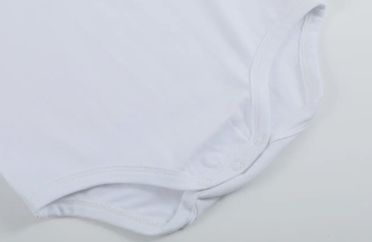 The Perfect White Short Sleeve Onesie