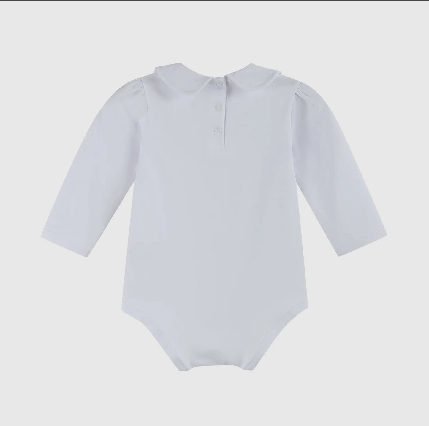 The Perfect White Long Sleeve Onesie
