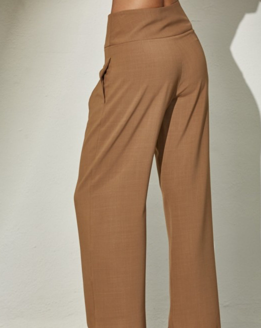 Florence High Wasted Pleated Button Down Wide Leg Pants
