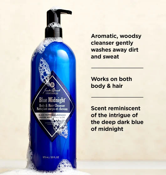 Blue Midnight Cleanser for Body & Hair, 33oz