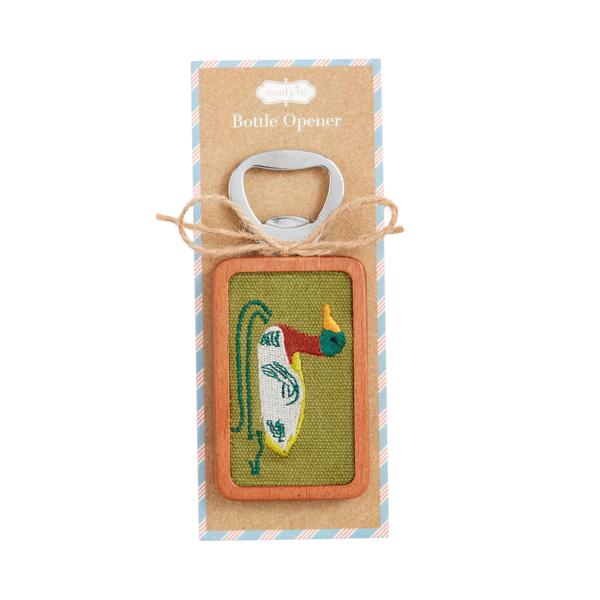 Embroidered Bottle Opener Duck
