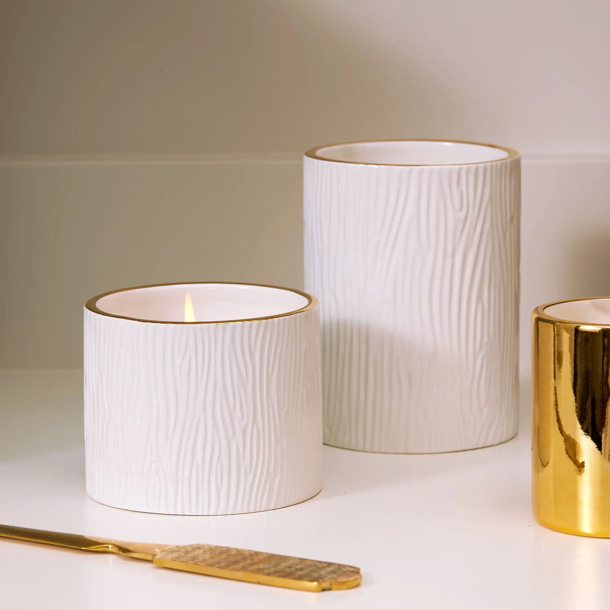 6 oz Petite Gilded Ceramic, Frasier Fir