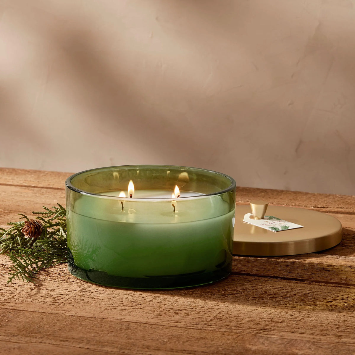 21 oz Green 4-Wick Candle, Frasier Fir