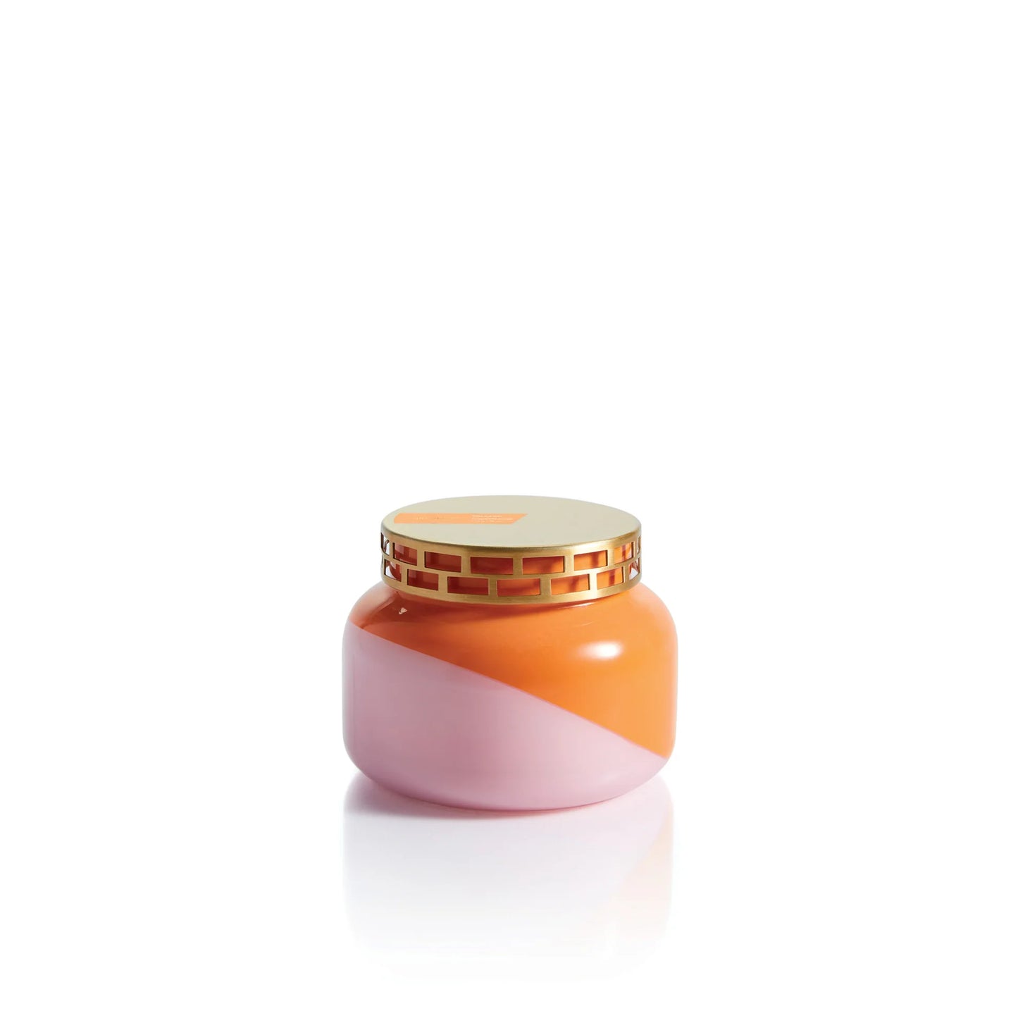 19 oz Orange Dual Tone Jar, Volcano