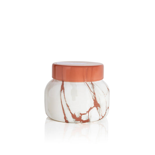 8 oz Petite Modern Marble Jar, Havana Vanilla
